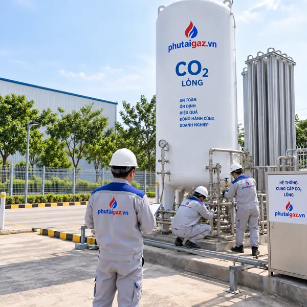 Cho thuê bồn trạm khí CO2