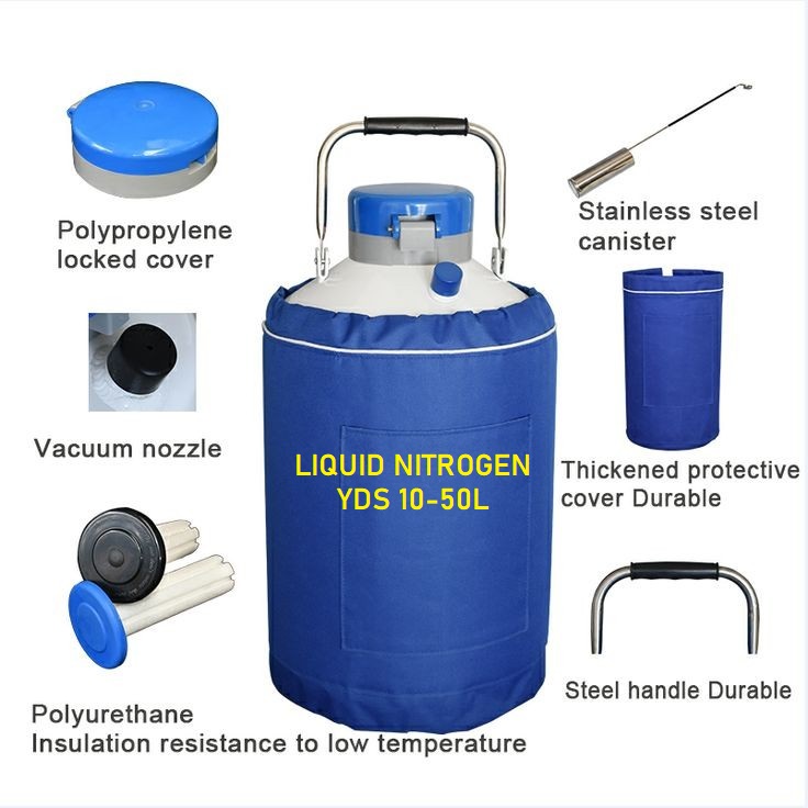 Khí nito lỏng Công Nghiệp và thực phẩm YDS loại từ 10-50 lít