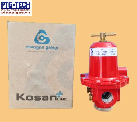 Van giảm áp cấp 1 LPG model 942HP-47, P1max 16bar, P2max 3bar, connect 3/4