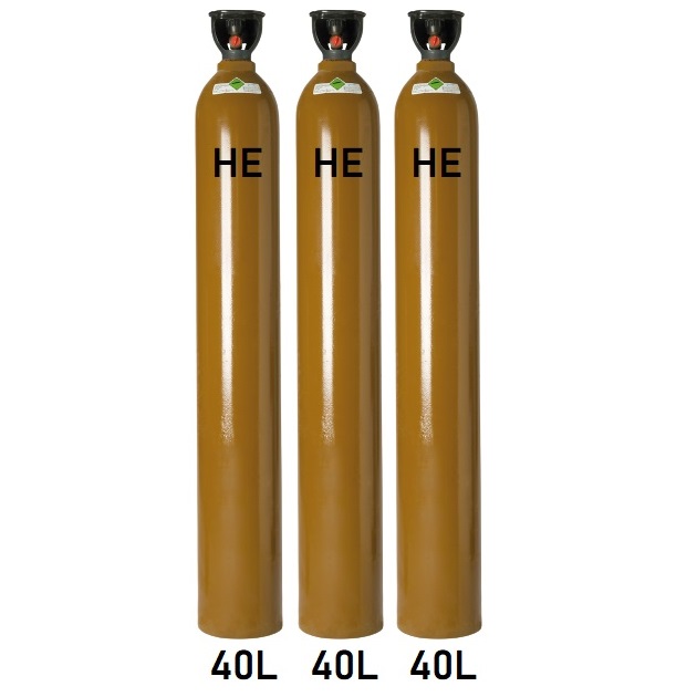 Khí Helium 5.0 purity ≥ 99.999%  chai 40L 