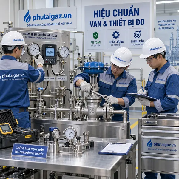 Hiệu chuẩn van, thiết bị đo