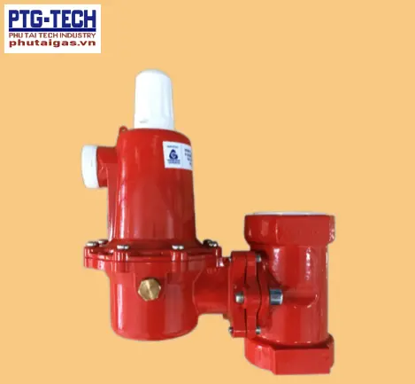 Van giảm áp cấp 1 LPG model 812, P1max 16bar, P2max 1,4bar. connect 2