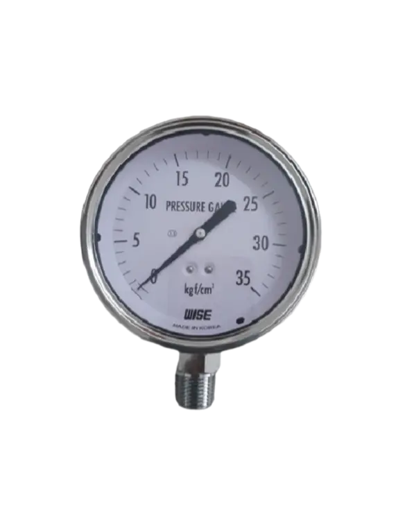 ĐỒNG HỒ ÁP SUẤT WISE P254 DẢI ĐO 35kgf/cm2 - 1/2