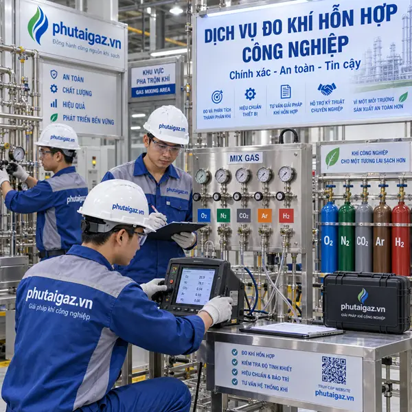 Đo khí hỗn hợp công nghiệp