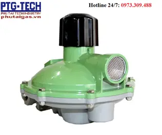Van giảm áp cấp 2 LPG model 462, P1max 1,95bar, P2max 300mbar, connect 1”-1 1/4” RP